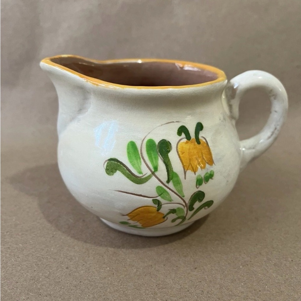 Vintage Stangl Pottery Tierra Rose Tulip Creamer circa 1950-1960